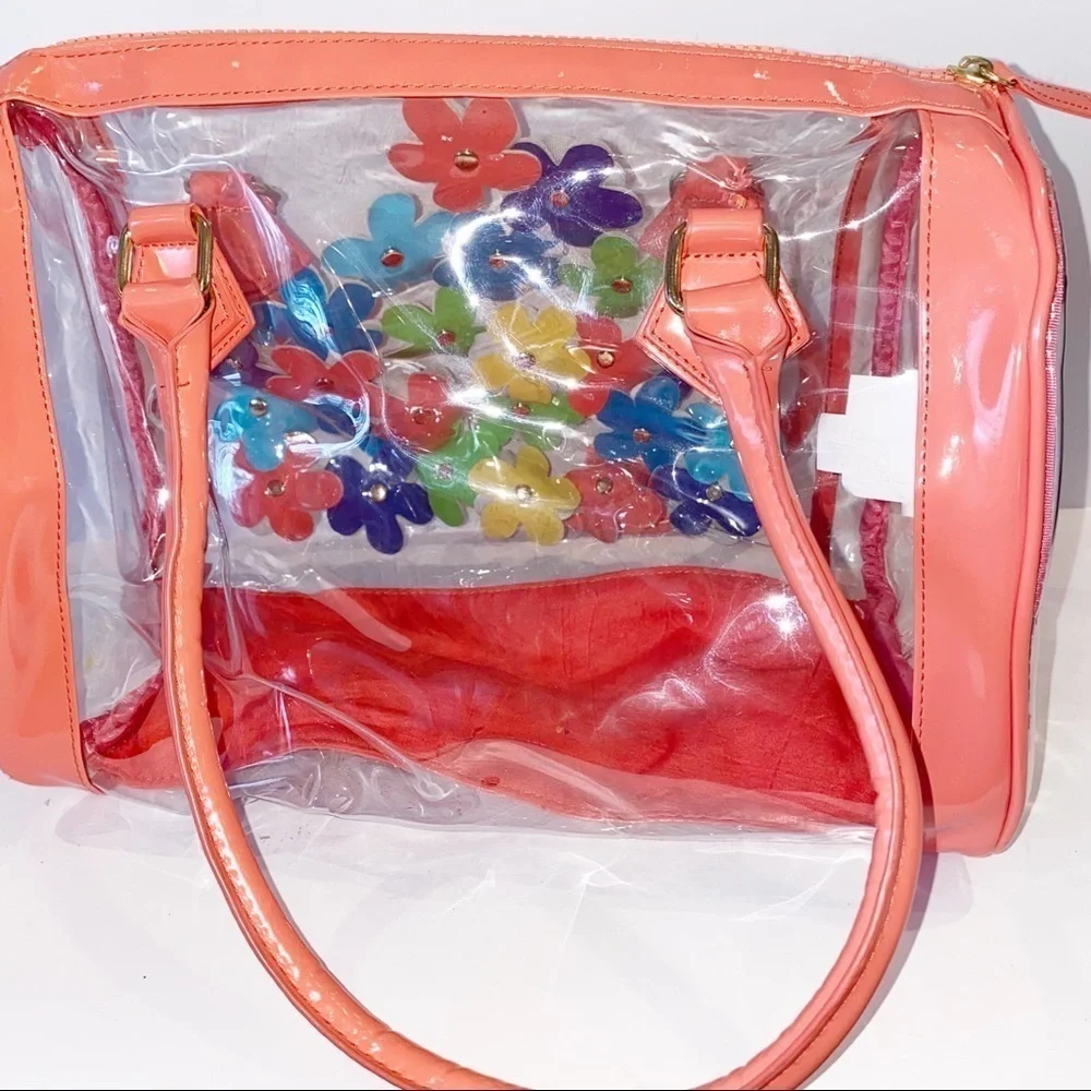 Disney | Clear Plastic Bag Attached Flowers Peach